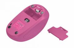 TRUST Primo Wireless Mouse - pink flowers