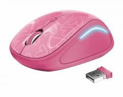 TRUST Yvi FX Wireless Mouse - pink