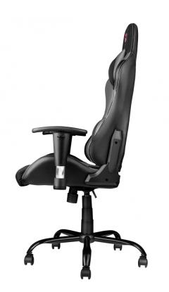 TRUST GXT 707G Resto Gaming Chair - grey + GXT 260 Cendor Headset Stand