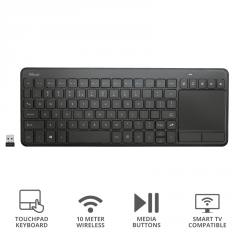 TRUST Vaia Wireless Touchpad Keyboard
