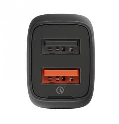 TRUST Qmax USB A+A Car Charger QC3 30W
