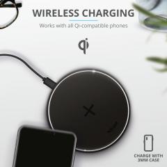 TRUST Qylo Fast Wireless Charging Pad Black