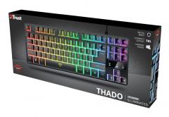 TRUST GXT 833 Thado TKL Gaming Keyboard US