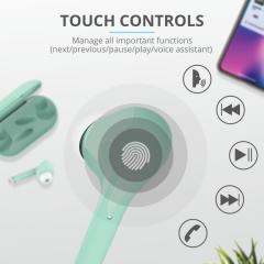 TRUST Nika Touch Bluetooth Earphones Mint