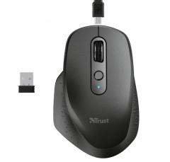 TRUST Ozaa Wireless Rechargeable Mouse Black