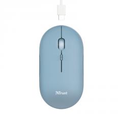 TRUST Puck Wireless & BT Rechargeable Mouse Blue