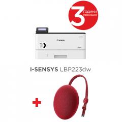 Canon i-SENSYS LBP223dw + Huawei Sound Stone portable bluetooth speaker CM51 Red