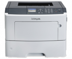 Mono Laser Printer Lexmark MS617dn Duplex; A4; 1200 x 1200 dpi; 47 ppm; 256 MB; capacity: 650