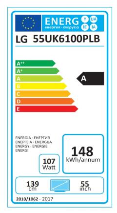 LG 55UK6100PLB