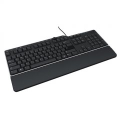 US/Euro (QWERTY) Dell KB-522 Wired Business Multimedia USB Keyboard Black