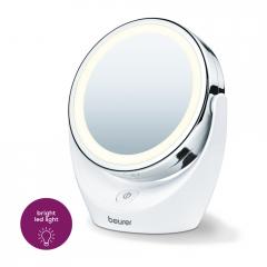 Beurer BS 49 lluminated cosmetic mirror; 12 LEDs; 5 x zoom; 2 mirrors; 11 cm + Beurer HT 10 Ionic