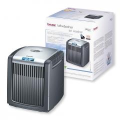 Beurer LW 220 air washer in black; Air humidification by cold evaporation; water level sensor