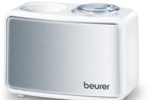 Beurer LB 12 mini air humidifier; for travelling; Works with standard plastic water bottle; 80