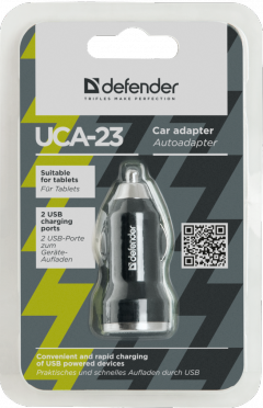 Defender Адаптер за кола UCA-23 2 x USB