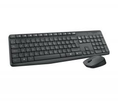 Logitech MK235 Wireless Keyboard and Mouse Combo - Grey - US INTL