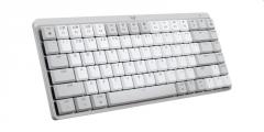 Logitech MX Mechanical Mini for Mac Minimalist Wireless Illuminated Keyboard - PALE GREY - US INT'L