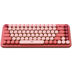 LOGITECH POP ICON KEYS - ROSE - US INT'L - BT  - INTNL-973