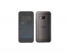 Калъф HTC Dot View Ice –Premium for One M9 (Dark Gray)