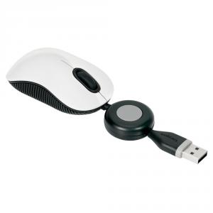 Targus Compact BTrace Rtrctable Mouse White