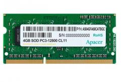 Apacer 4GB Notebook Memory - DDR3 SODIMM PC12800 @ 1600MHz