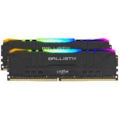 Crucial Ballistix 2x8GB (16GB Kit) DDR4 3200MT/s CL16 Unbuffered DIMM 288pin Black RGB EAN: