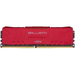 Crucial DRAM Ballsitix Red 8GB DDR4 2666MT/s CL16  Unbuffered DIMM 288pin Red