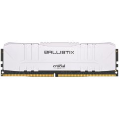 Crucial DRAM Ballistix White 8GB DDR4 2666MT/s CL16  Unbuffered DIMM 288pin White
