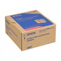 Epson AL-C9300N Double Pack Toner Cartridge Magenta