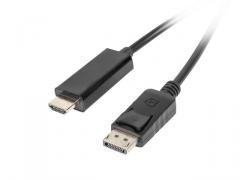 Lanberg display port (M) V1.1 -> HDMI (M) cable 1m