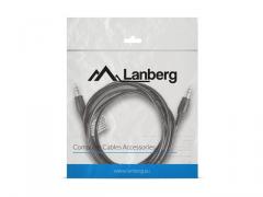 Lanberg mini jack 3.5mm M/M 3 pin cable 2m