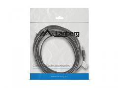Lanberg mini jack 3.5mm M/M 3 pin cable 5m