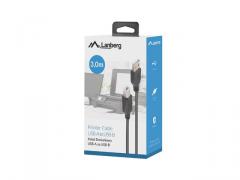Lanberg USB-A (M) -> USB-B (M) 2.0 cable 3m