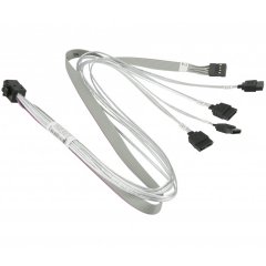 Supermicro MiniSAS HD to 4x SATA 50/50cm Cable (CBL-SAST-0616)
