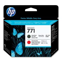 HP 771 Matte Black/Chromatic Red Designjet Printhead