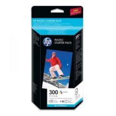 HP 300 Photo Starter Pack-50 sht/10 x 15 cm
