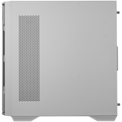 COUGAR | Uniface RGB White | PC Case | Mid Tower / Mesh Front Panel / 4 x 120mm ARGB Fans / TG Left