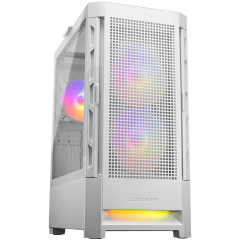 COUGAR | Duoface RGB White | PC Case | Mid Tower / Airflow Front Panel / 2 x 140mm & 1x 120mm ARGB