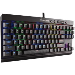 Геймърска клавиатура Corsair K65 LUX RGB Compact Mechanical (метална
