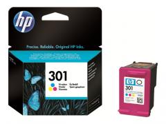 HP 301 original ink cartridge tri-colour standard capacity 3ml