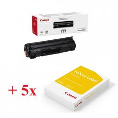Canon CRG-737 + 5x Canon Standart Label A4 (пакет)