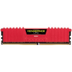 CORSAIR VENGEANCE LPX 8GB (1x8GB) DDR4 DRAM 2666MHz C16 Memory Kit - Red