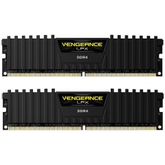 Corsair 16GB (2 x 8GB) DDR4 DRAM 3600MHz C20-23-23-43 Vengeance RGB PRO Memory Kit - Black