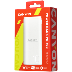 CANYON PB-103 Power bank 10000mAh Li-poly battery
