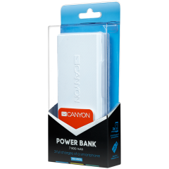 CANYON Power bank 7800mAh built-in Lithium-ion battery