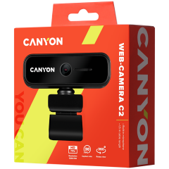 CANYON C2 720P HD 1.0Mega fixed focus webcam with USB2.0. connector