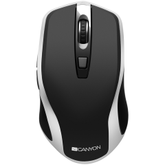 CANYON mouse MW-19 EU Wireless Charge Black Silver