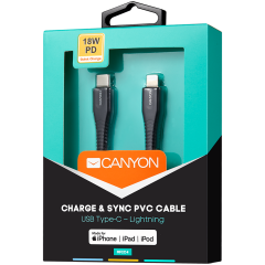 CANYON Type C Cable To MFI Lightning for Apple