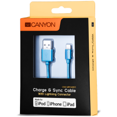 CANYON CNS-MFICAB01BL Ultra-compact MFI Cable