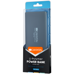 CANYON Power bank 10000mAh (Color: Dark Gray)