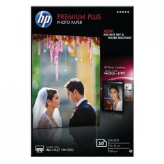 Хартия HP Premium Plus Glossy Photo Paper white 300g/m2 100x150mm 50 sheets 1-pack